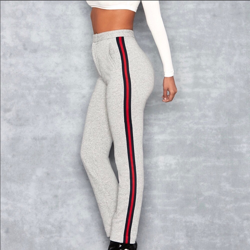 House of CB grey striped pants (XS)